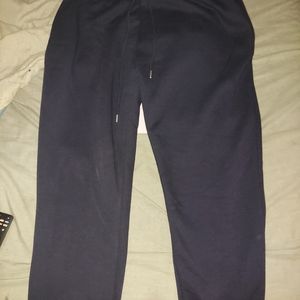 BooHoo Man Slim Fit Fleece Joggers Navy Blue 2XL